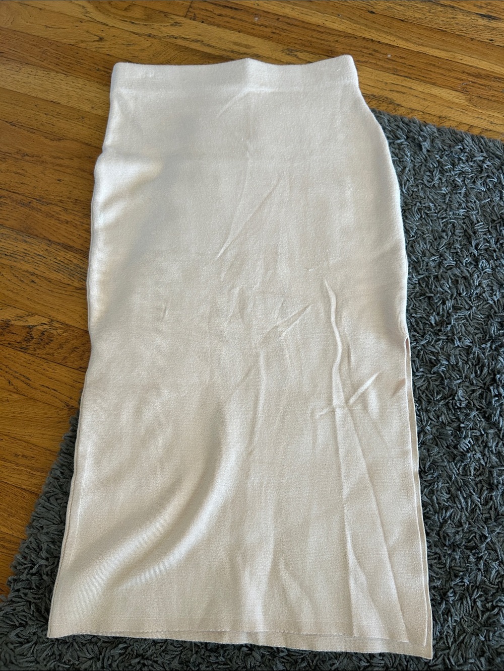 House Of Harlow 1960 Knit Pencil Skirt Women's in Beige Cream Size Small